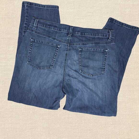 Embroidered Denim Blue Jeans - Picture 6 of 7